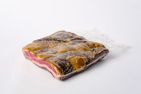 Pancetta di Bovino Affumicata confezionato