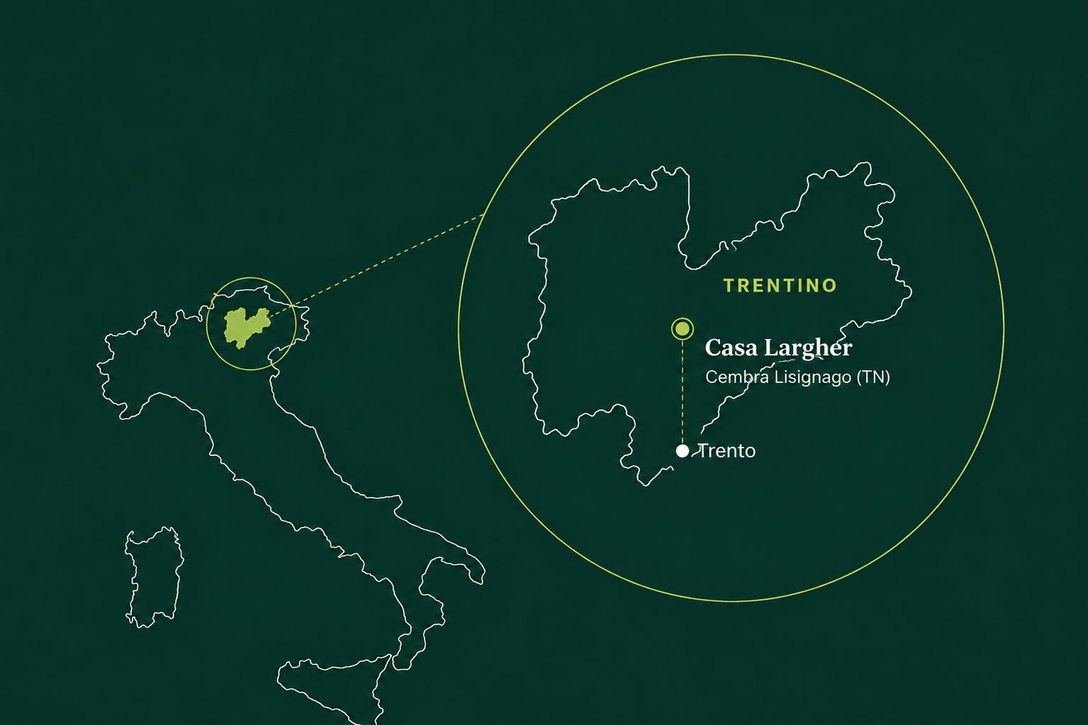 Casa Largher · Cembra Lisignago, Trentino